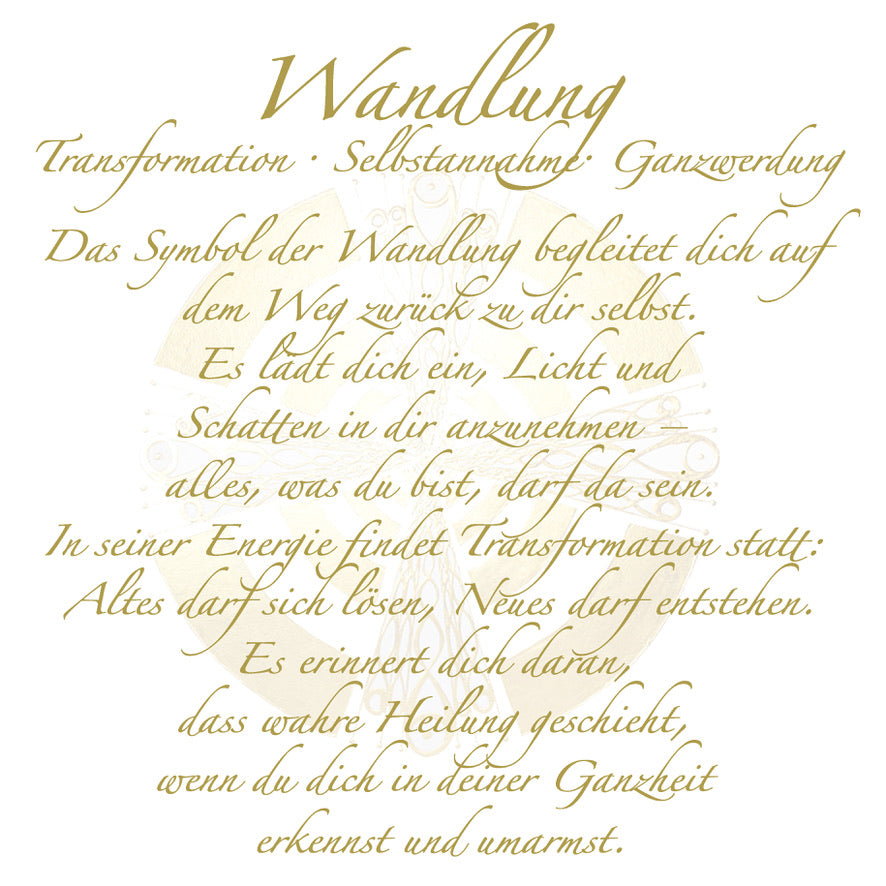 Tasse „Vertrauen“ – Symbol Wandlung | Porzellan & Goldoptik