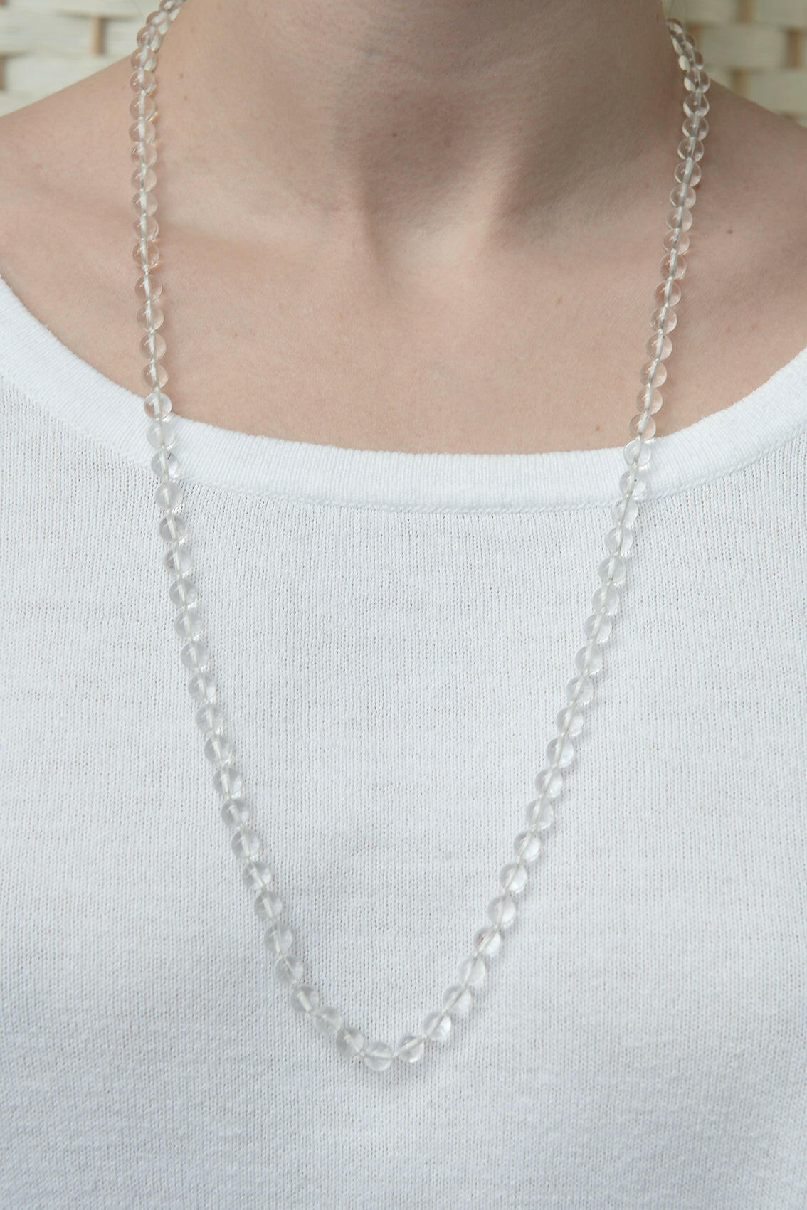 Bergkristallkette – Handgeknüpft mit Liebe.