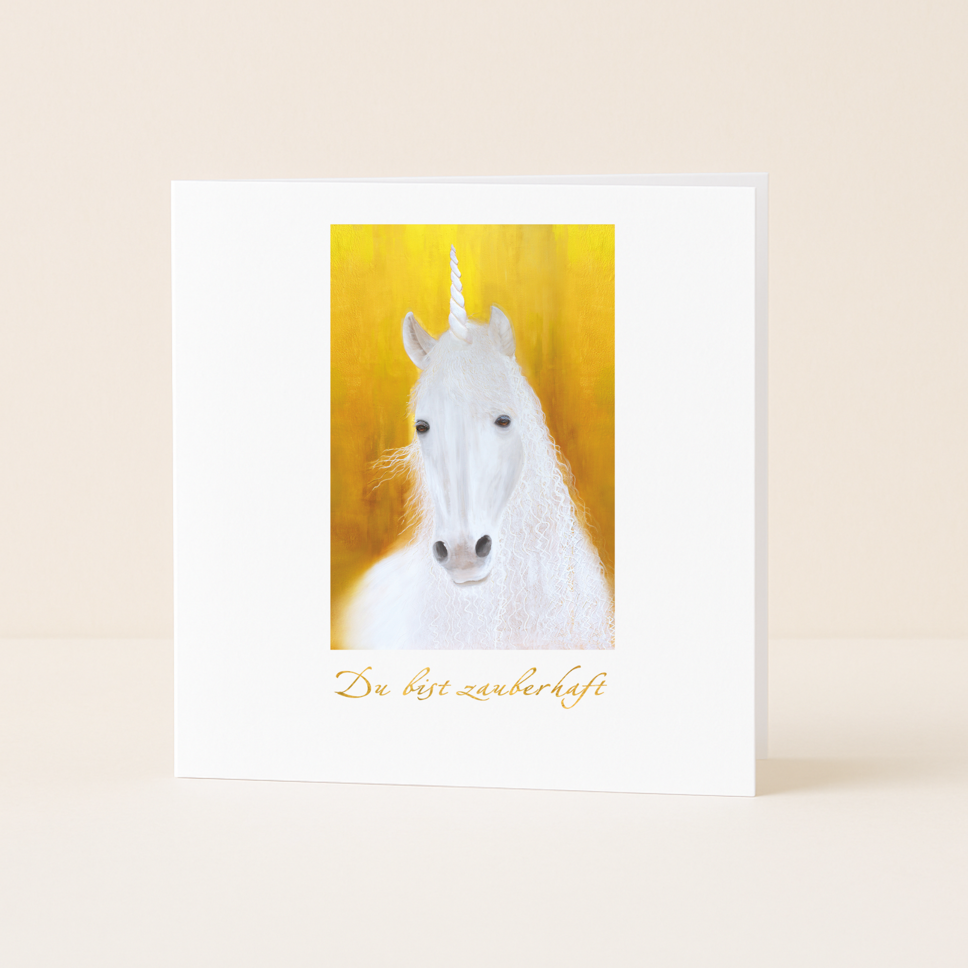 Postkarte „Einhorn – Du bist zauberhaft“ – Magie & Herzöffnung.