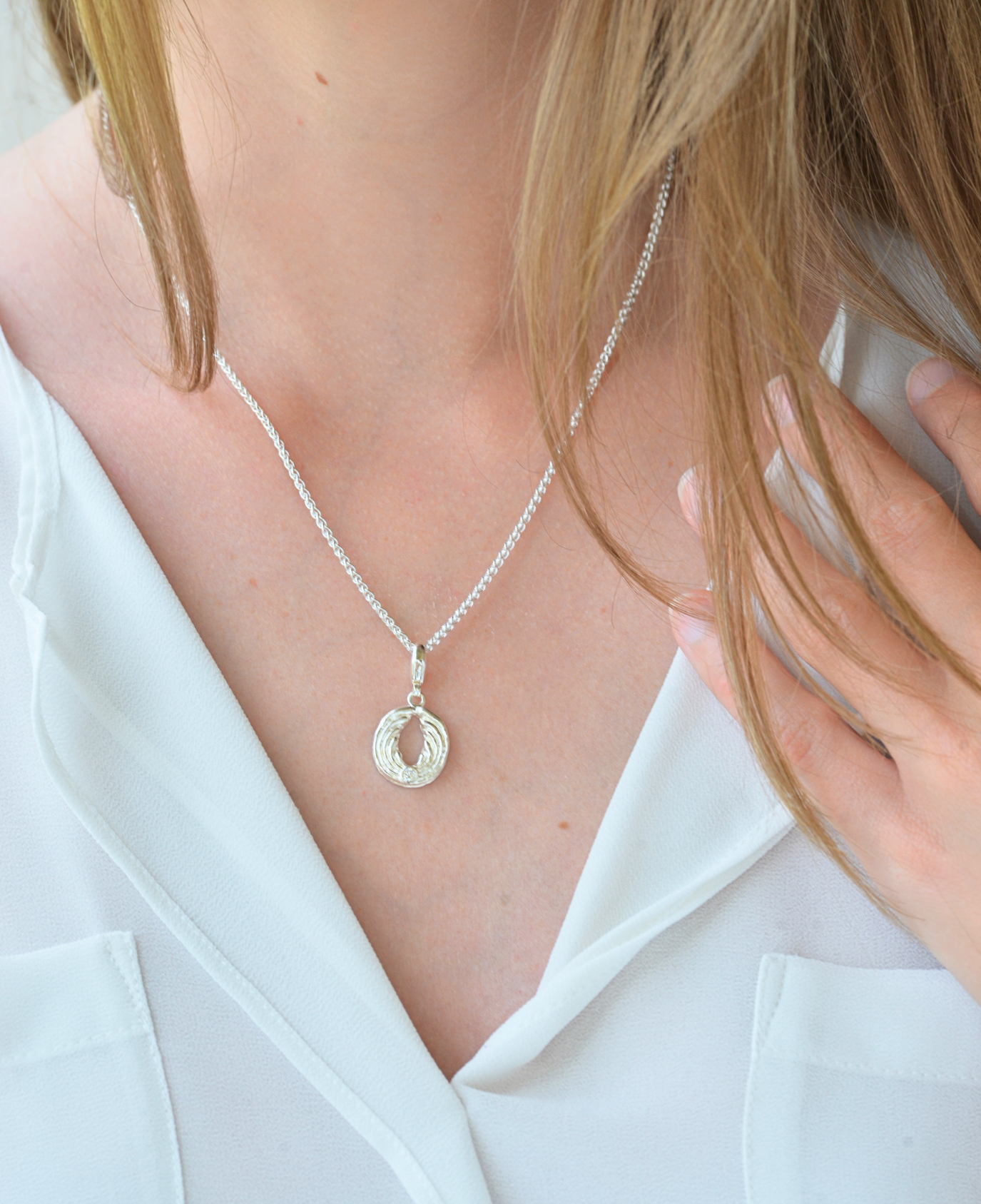 Engel Anhänger/Charm Silber.