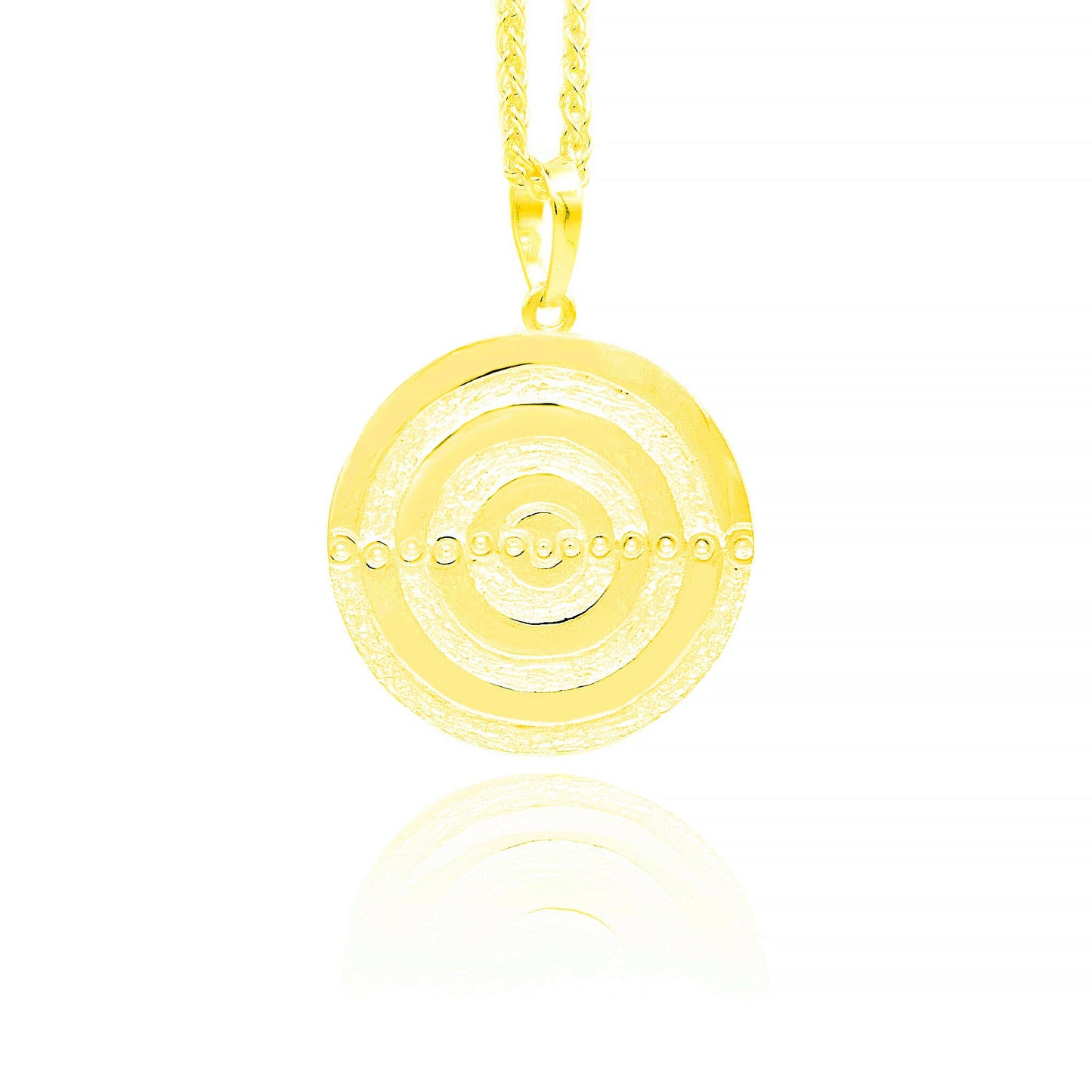 Waage Sternzeichen-Kettenanhänger - Gold.