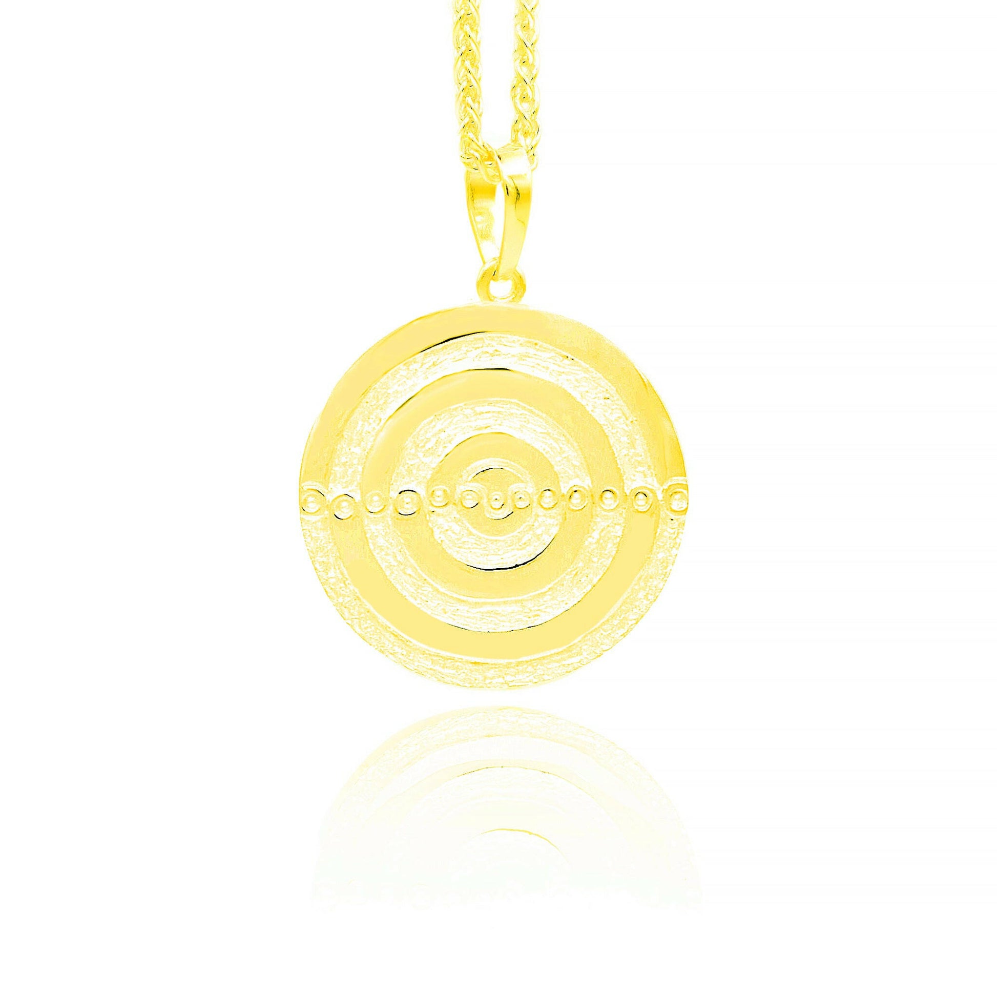 Waage Sternzeichen-Kettenanhänger - Gold.