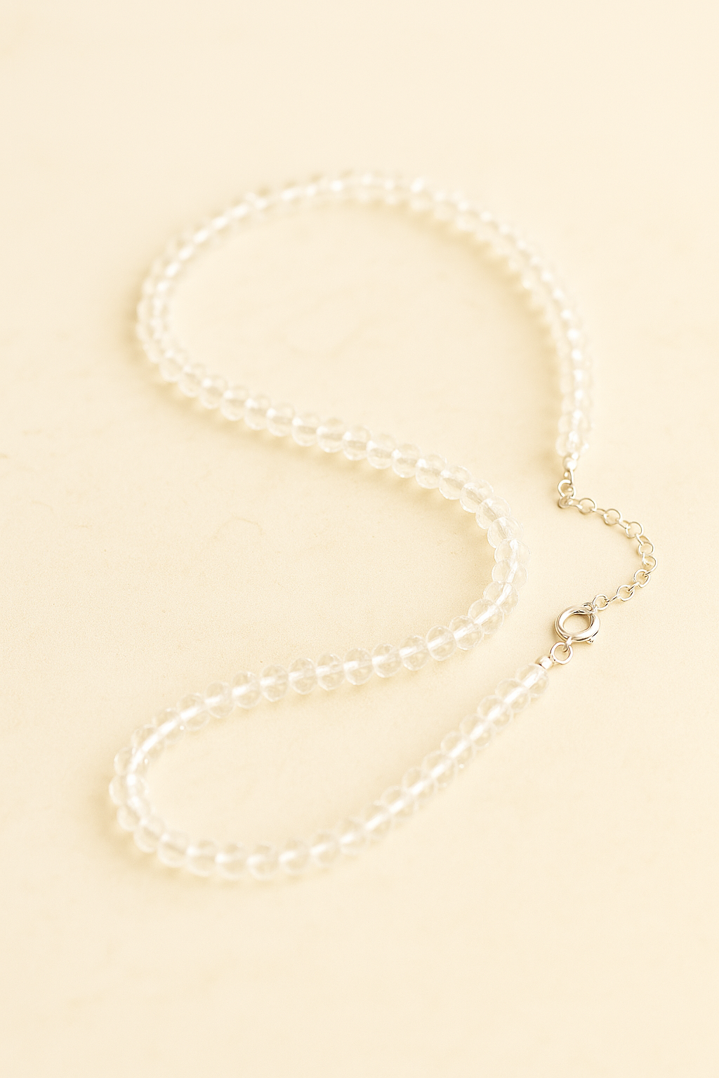 Zarte Glitzer-Kristall-Kette.