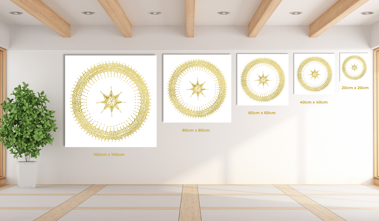 Essence of abundance – Kunstdruck auf Galerie-Leinwand.