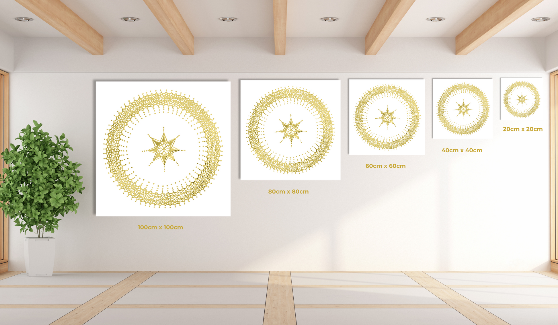 Essence of abundance – Kunstdruck auf Galerie-Leinwand.