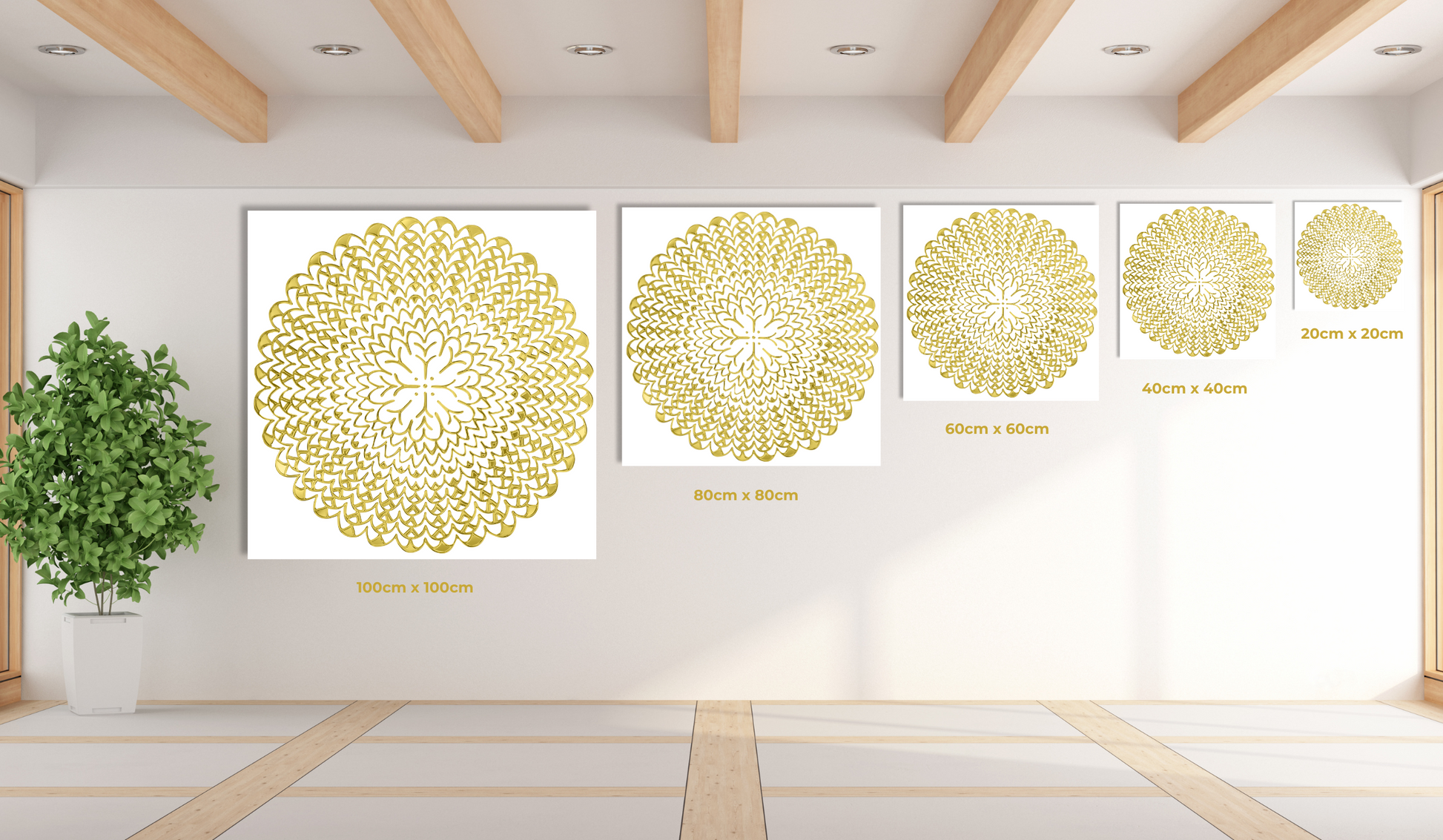 Essence of Light – Kunstdruck auf Galerie-Leinwand.