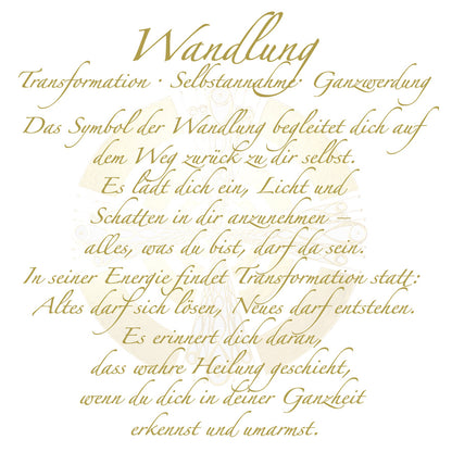 Tasse „Vertrauen“ – Symbol Wandlung | Porzellan & Goldoptik