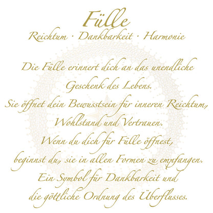 Tasse „Dankbarkeit“ – Symbol Fülle | Porzellan in Goldoptik