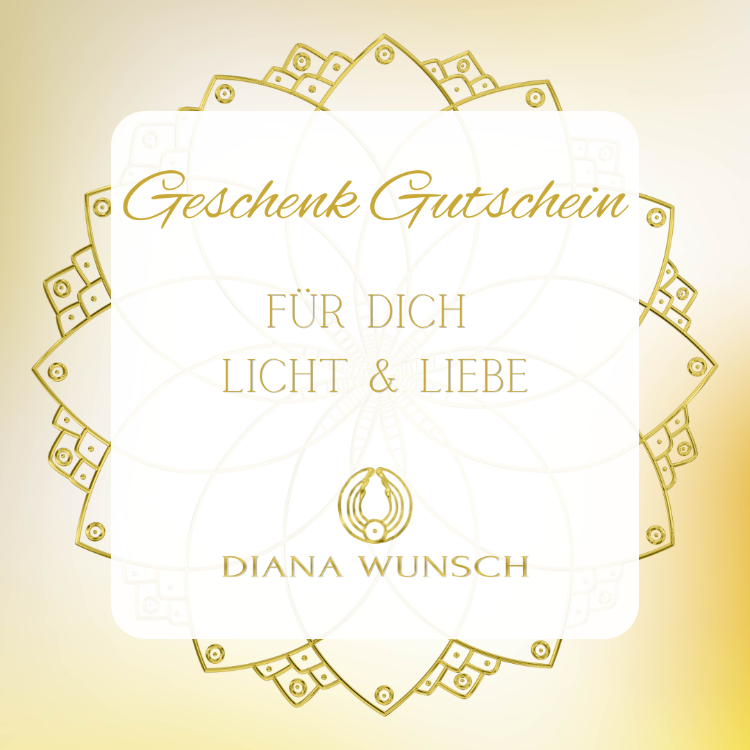 Geschenkgutschein von Diana Wunsch – Lichtkunst & Schmuck mit Bedeutung
