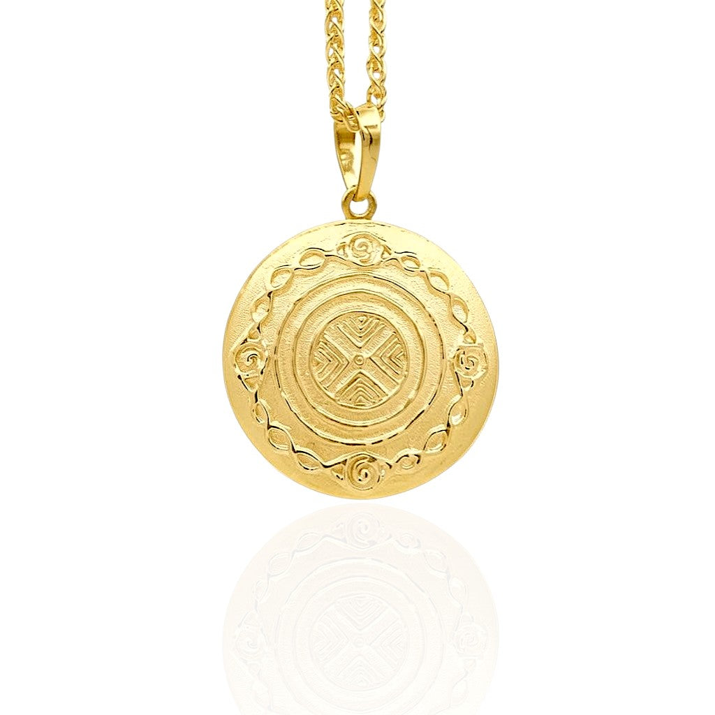 Wassermann Sternzeichen-Kettenanhänger - Gold.