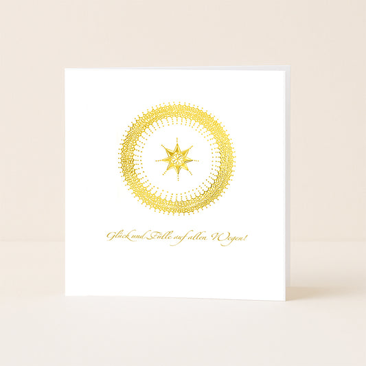 Postkarte „Glück und Fülle auf all deinen Wegen" – Spirituelle Grußkarte | Diana Wunsch