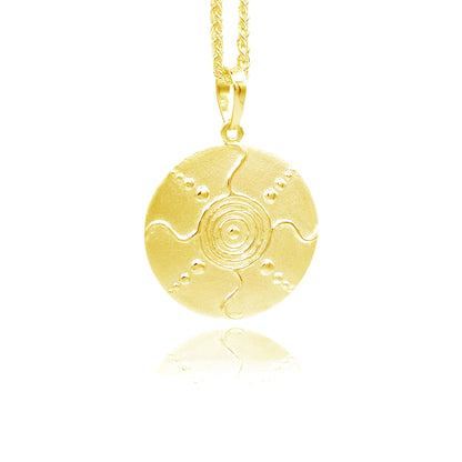 Steinbock Sternzeichen-Kettenanhänger - Gold